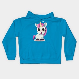 Surprised Unicorn Kids Hoodie